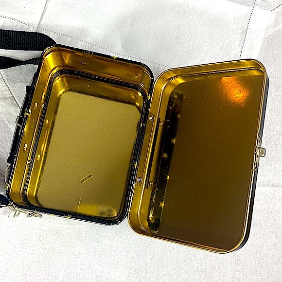 VINTAGE Fiorucci Box Bag with Crossbody Strap - Picture 10 of 11